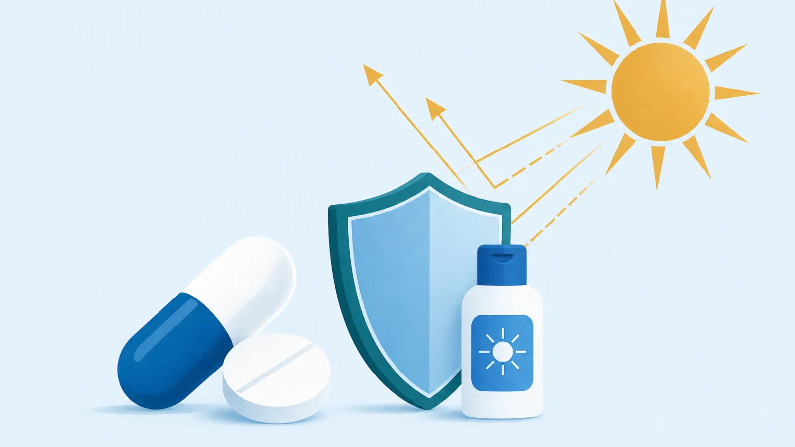 Sol y medicamentos: cuando su piel reacciona distinto